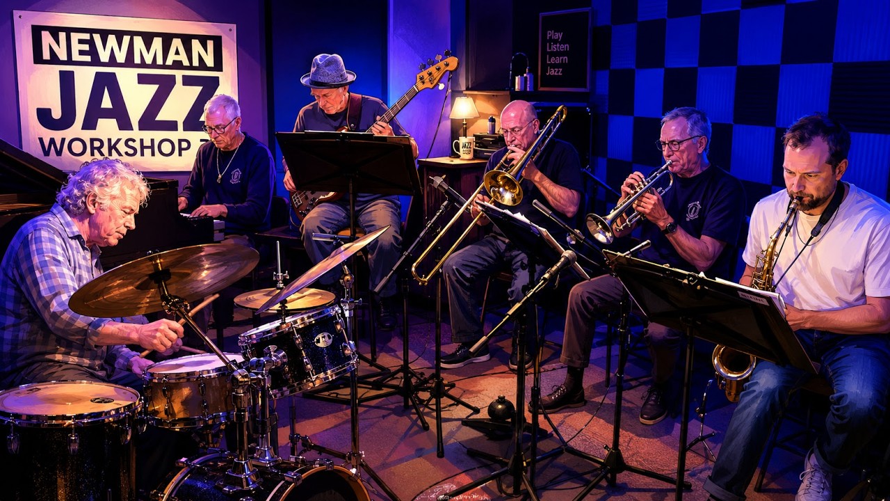 Newman Jazz Workshop musicians performing
